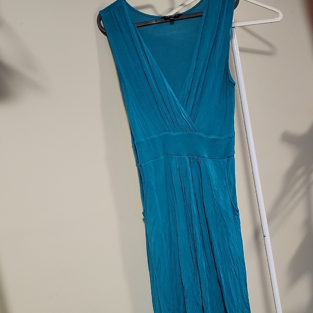 ⭐ George Teal Maxi Dress Easy Flowy Size M/M